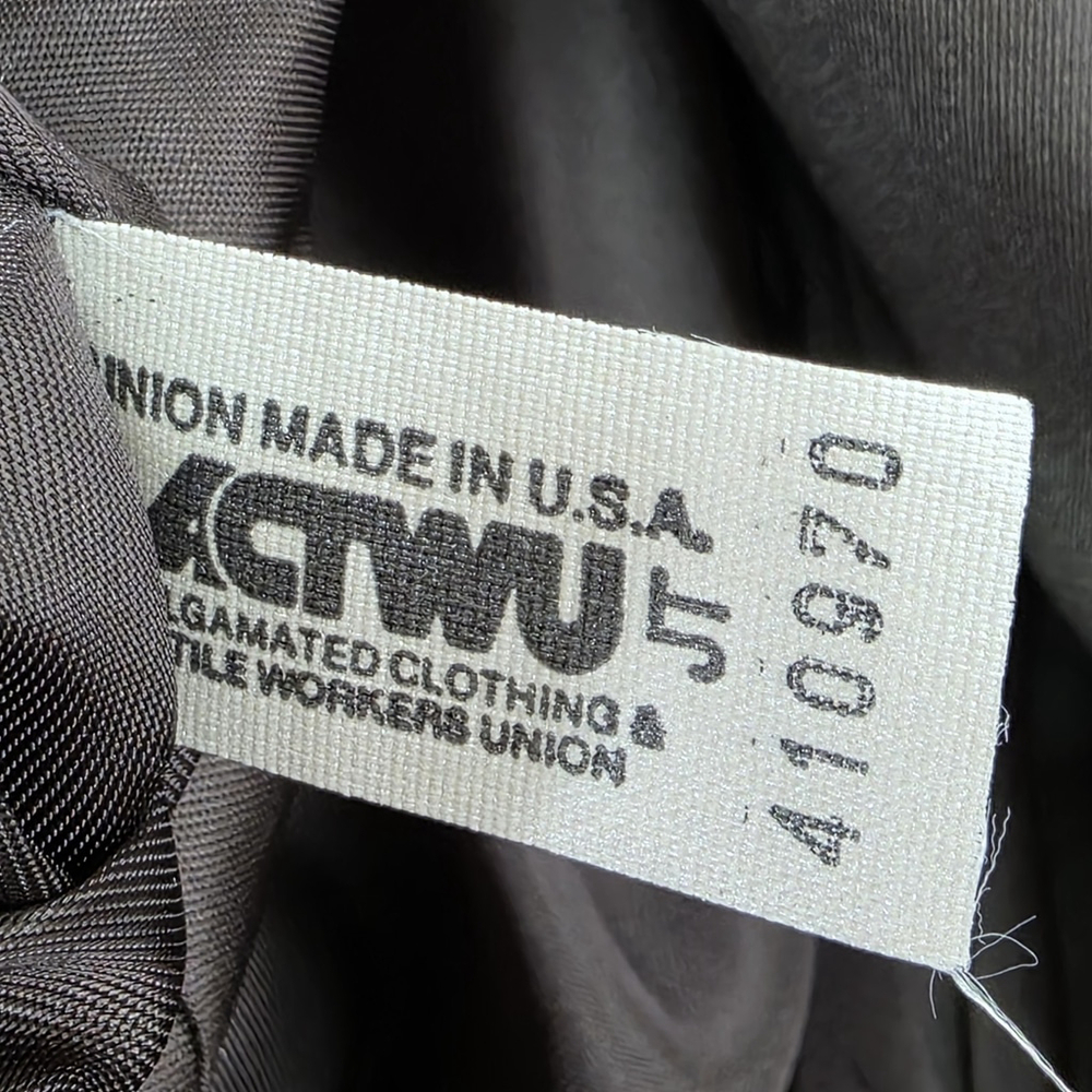 Mens Gray Pinstripe Suit 42R Nino Cerruti Rue Royale Vintage 2 Piece USA - Picture 8 of 16